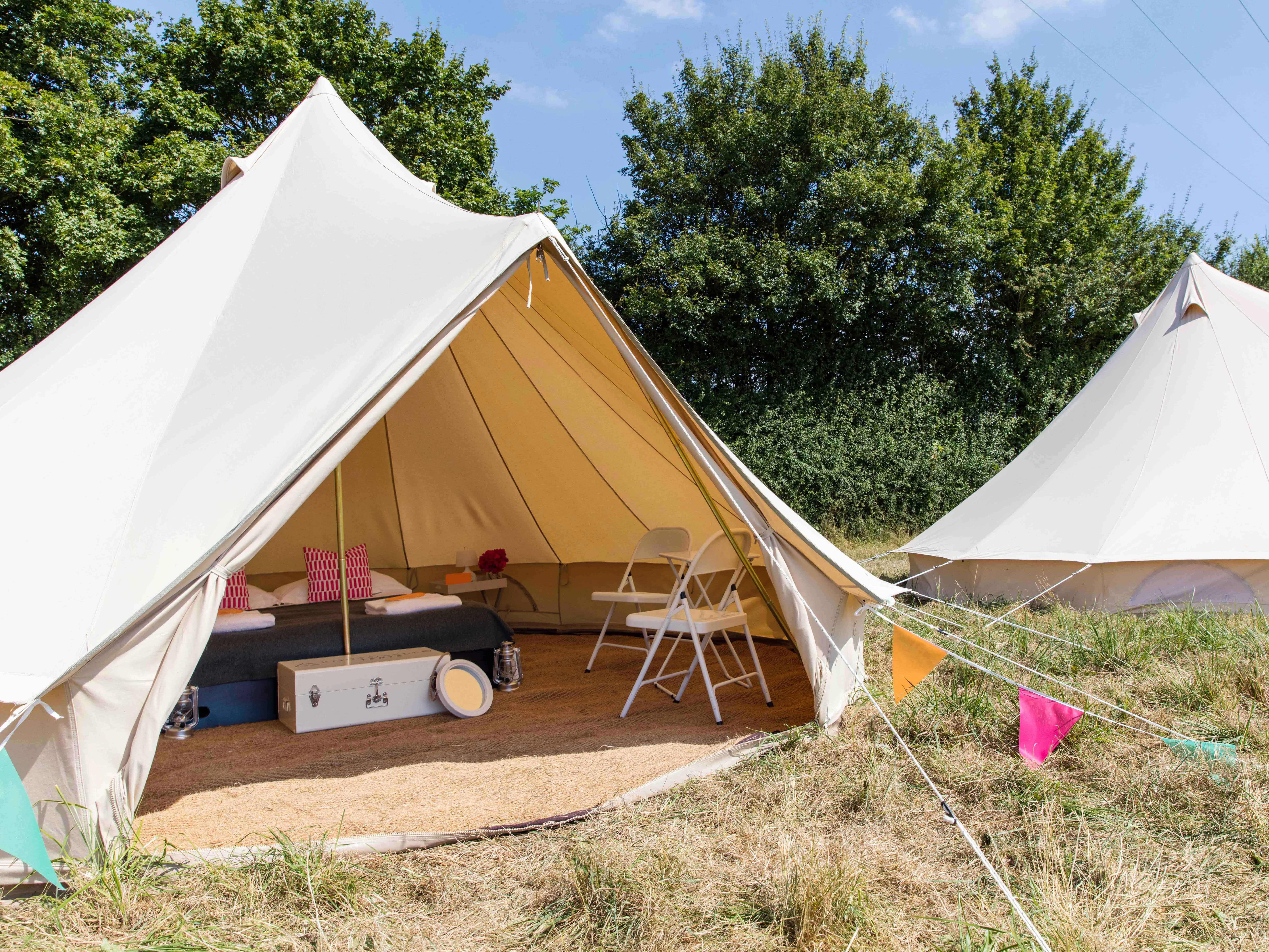 Great Dorset Steam Fair camping and glamping accommodation