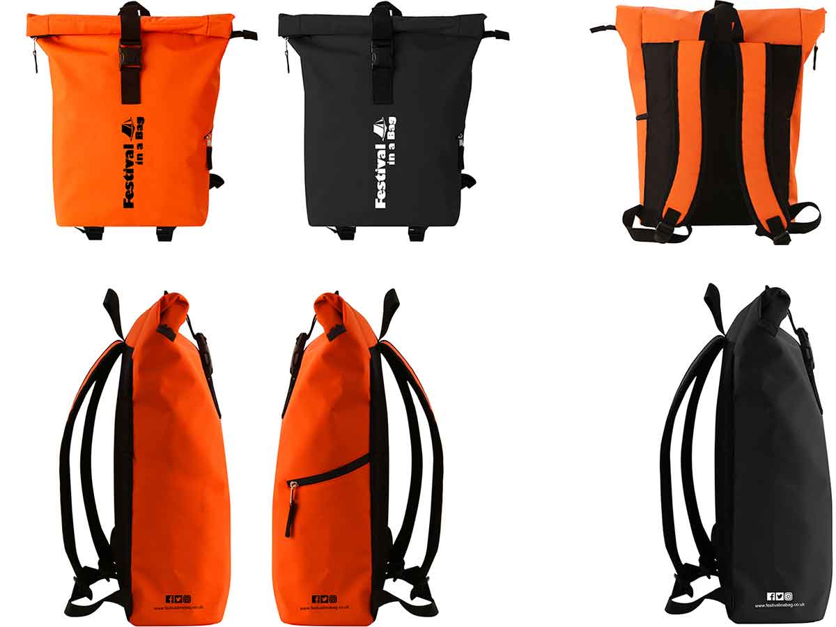 Waterproof festival bag sale