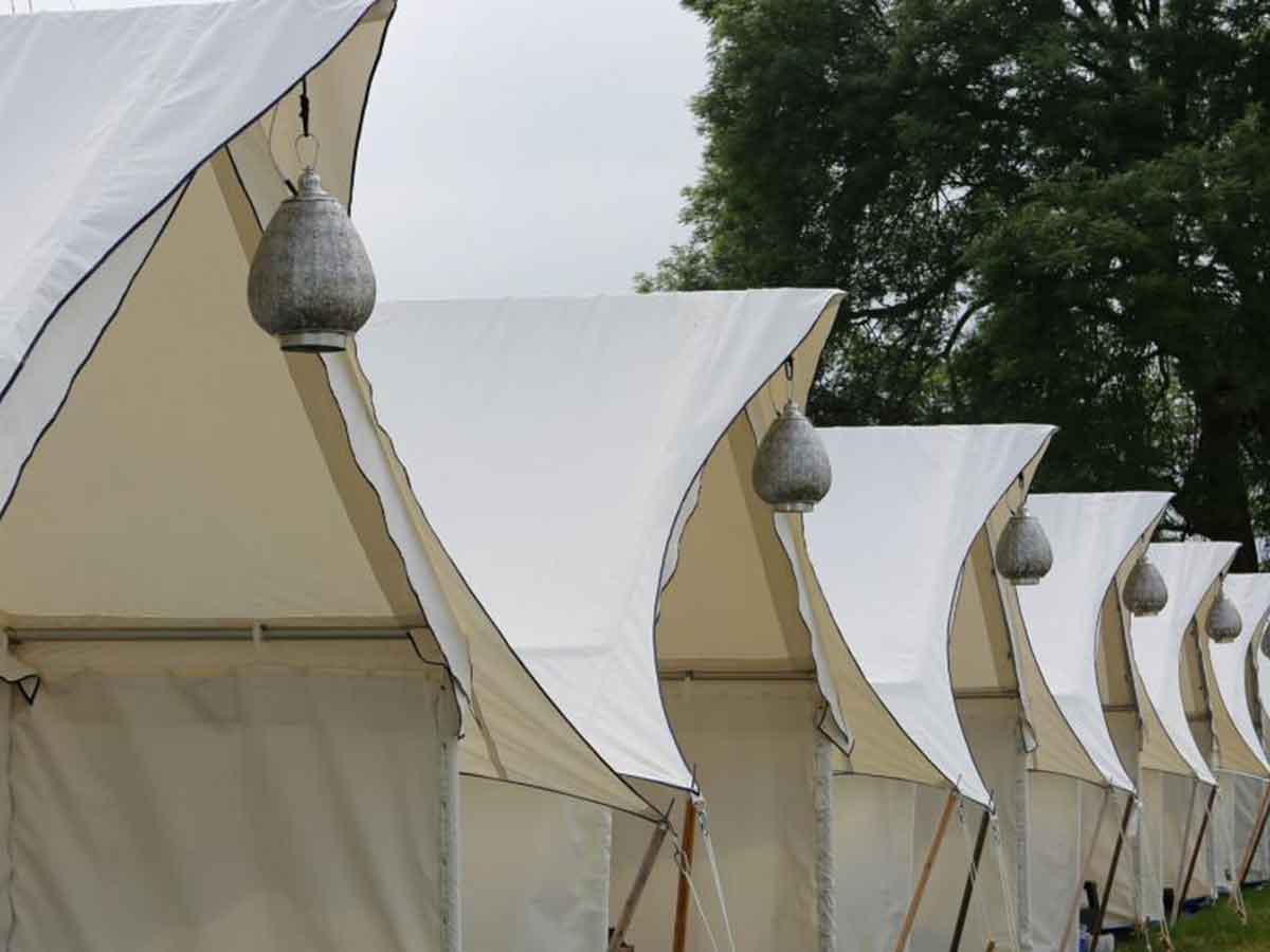 Luxury Safari tents for Glastonbury Music festival