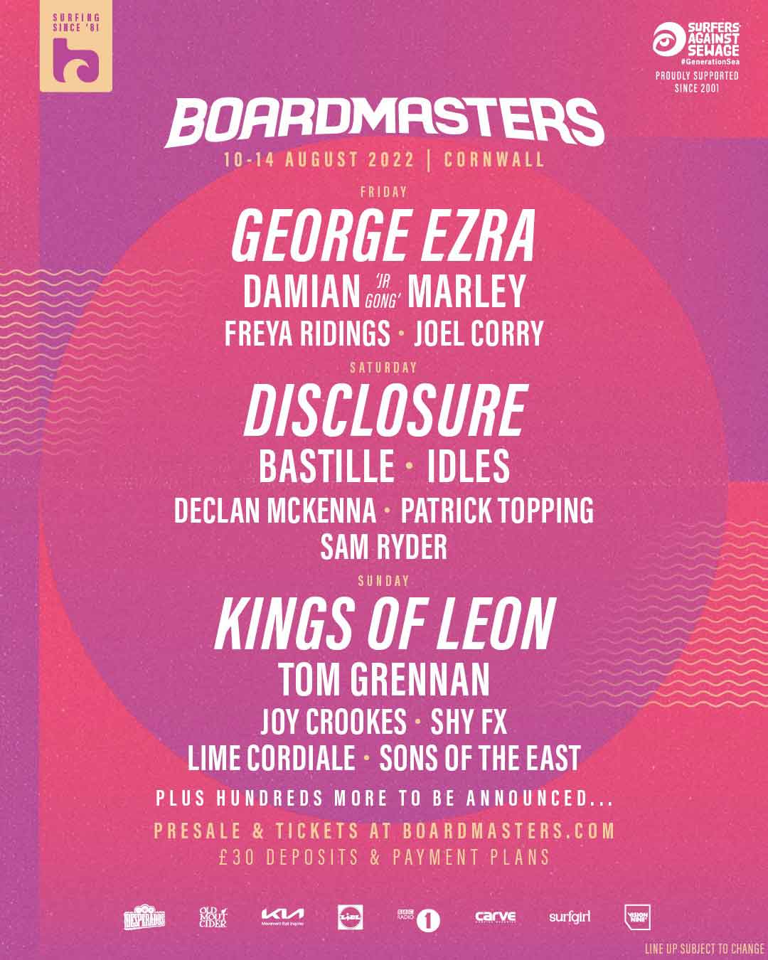Board Masters Festival Line Up